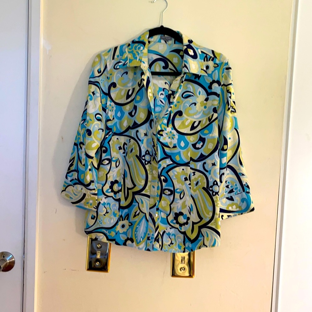 100 % Silk Ann Taylor Blouse SZ 14